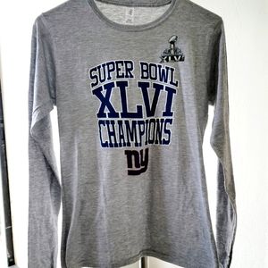 Official SB XLVI NYG long sleeve shirt